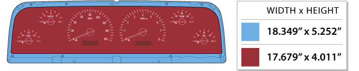 1964-66 Chevy Pickup VHX Instruments