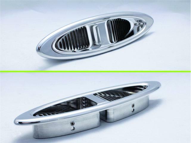 Trique Dual Oval A/C Vent with Radius Bezel