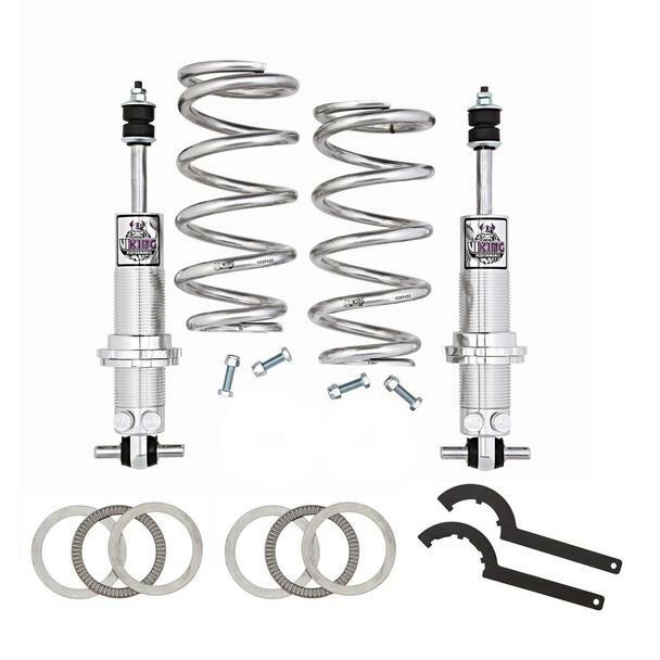 1973-1977 Chevy Chevelle / Malibu Viking Double Adjustable Front Coil Over Kit for Dropped Ride Height (1.5"-3.0" Drop)