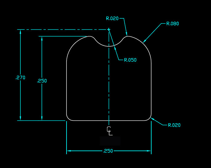 Clayton Machine Works Grooved Interior Aluminum Trim