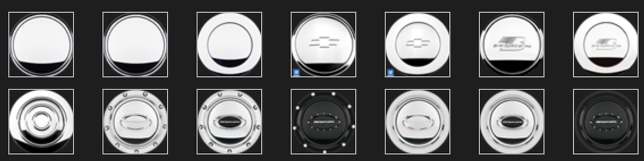 Billet Specialties Select Edition 14" Throttle-Black Anodized Steering Wheel