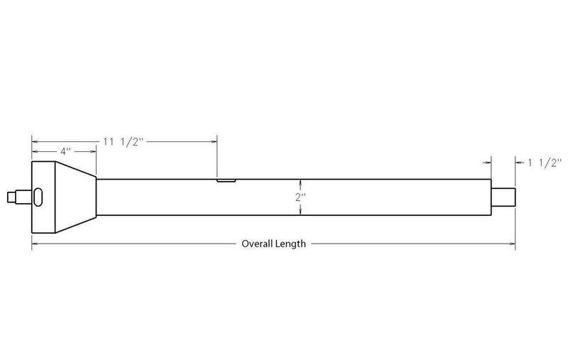 Ididit Non-Tilt Steering Column Floor Shift