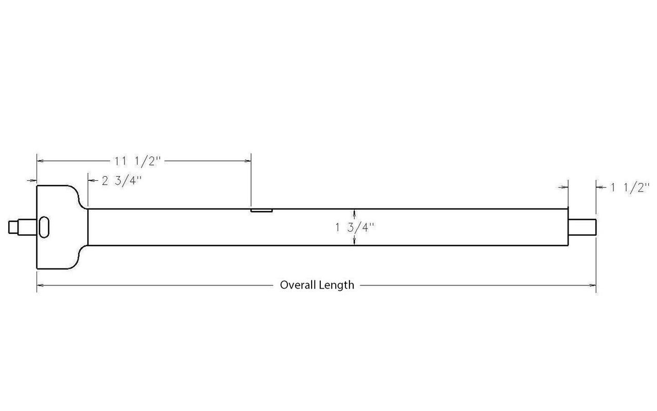 Ididit Classic Street Rod Straight Steering Column Floor Shift