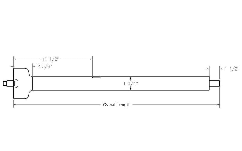 Ididit Classic Street Rod Straight Steering Column Floor Shift