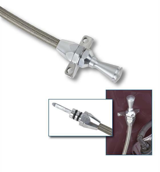 Lokar Hi-Tech Flexible Braided Stainless Transmission Dipsticks GM Powerglide
