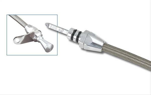 Lokar Hi-Tech Flexible Braided Stainless Transmission Dipsticks GM Powerglide