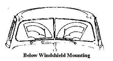 Mighty Wiper Straight Shaft Motor