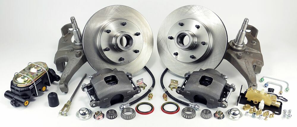 1960-62 CHEVROLET & GMC 1/2 TON P/UP - 6 LUG 2WD (Includes dropped spindles) Legend Series Front Disc Brake Kit Manual Brake Kit