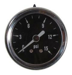 Fuel Pressure Gauge, 0-100 PSI or 0-15 PSI, by Tanks Inc