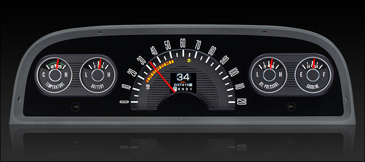 1960-63 Chevy Pickup Dakota Digital RTX Gauges