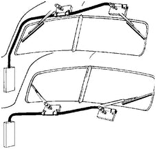 Specialty Power Windows Complete Wiper Drive Kit with 144" Long Drive Cable and Tubing.