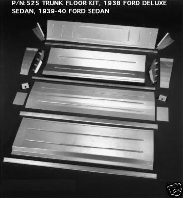 1938-40 Ford 1938 Deluxe Sedan, 1939-40 Sedans Trunk Floor