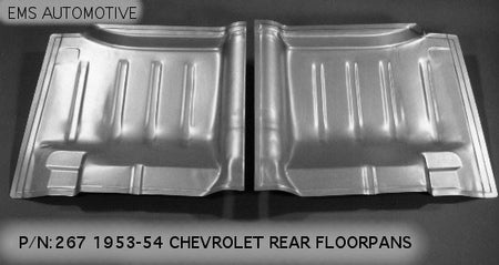 1953-54 Chevrolet Rear Floor Pan