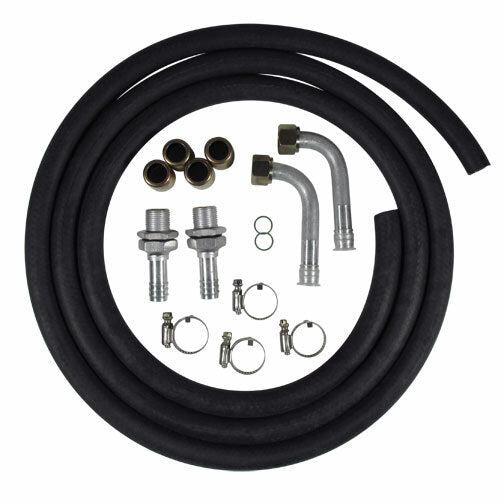 TBI Barbed Heater Hose Kit 90 Degree Fittings and Straight Bulkheads