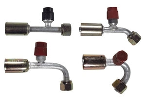 TBI #8 Beadlock A/C Fittings with Service Port