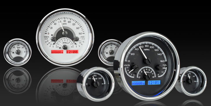 Dakota Digital Universal Triple Round, Analog VHX Gauges