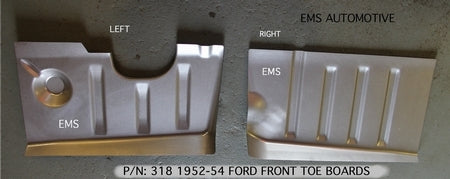 1952-54 Ford Toe Boards