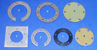 Blank & Sender Plates, Split Rings and Gaskets