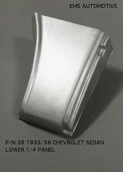 1935-36 Chevy Sedan Lower Quarter Panel