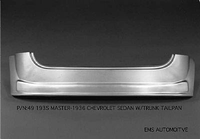 1935 Chevy Master 1936 Sedan W/Trunk Tailpan