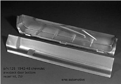 1942-48 Chevy Aeroback 2 Door Door Bottom