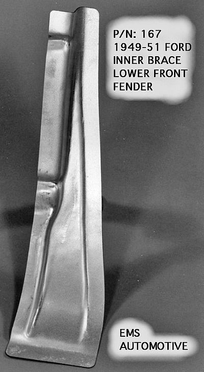 1949-51 Ford Inner Brace Lower Front Fender