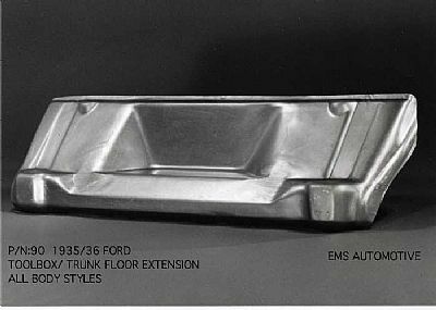 1935 - 1936 Ford Trunk Floor Extension