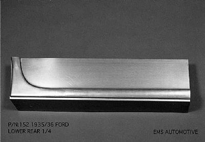 1935 -1936 Ford Quarter Panels