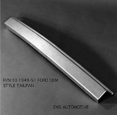 1949-51 Ford Tail Pan (Short Pan)