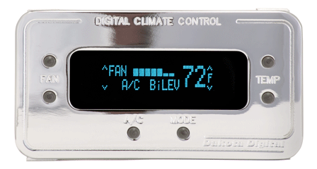 Dakota Digital Odyssey Series 1, Climate Control for Vintage Air Gen II