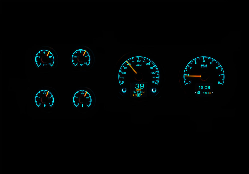 1973-87 Chevy Pickup, 1973-91 Blazer, GMC Jimmy & Suburbans Digital HDX Instruments