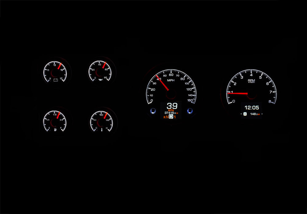 1973-87 Chevy Pickup, 1973-91 Blazer, GMC Jimmy & Suburbans Digital HDX Instruments