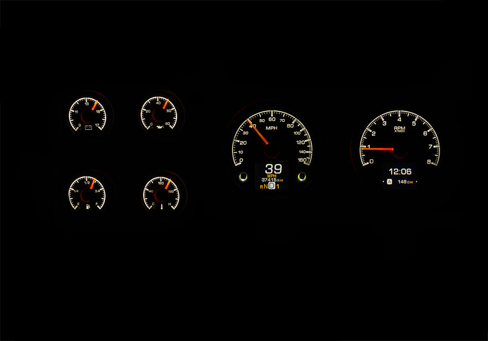 1973-87 Chevy Pickup, 1973-91 Blazer, GMC Jimmy & Suburbans Digital HDX Instruments