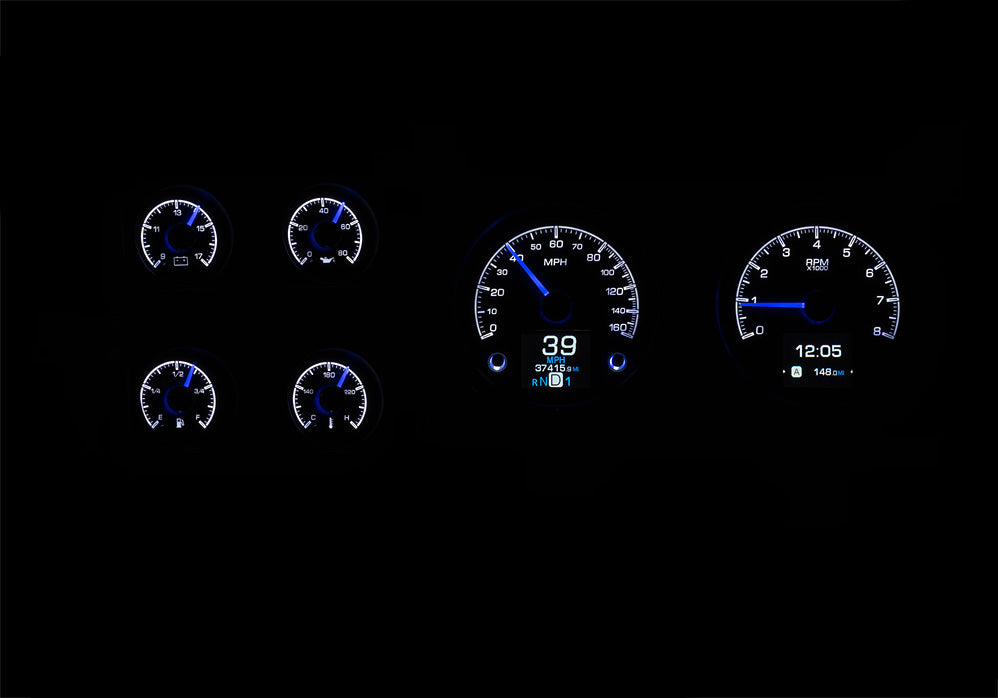1973-87 Chevy Pickup, 1973-91 Blazer, GMC Jimmy & Suburbans Digital HDX Instruments