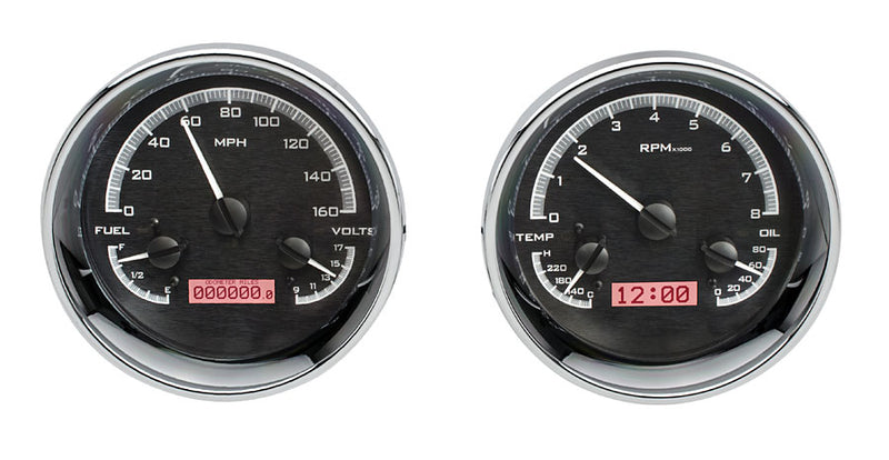 Dakota Digital Universal Dual 5.4" Round, Analog VHX Gauges