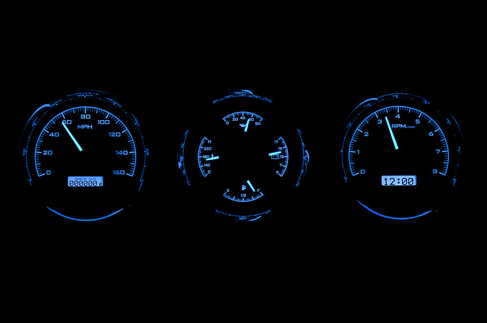 Dakota Digital Universal 5.4" Round Trio, Analog VHX Instrument