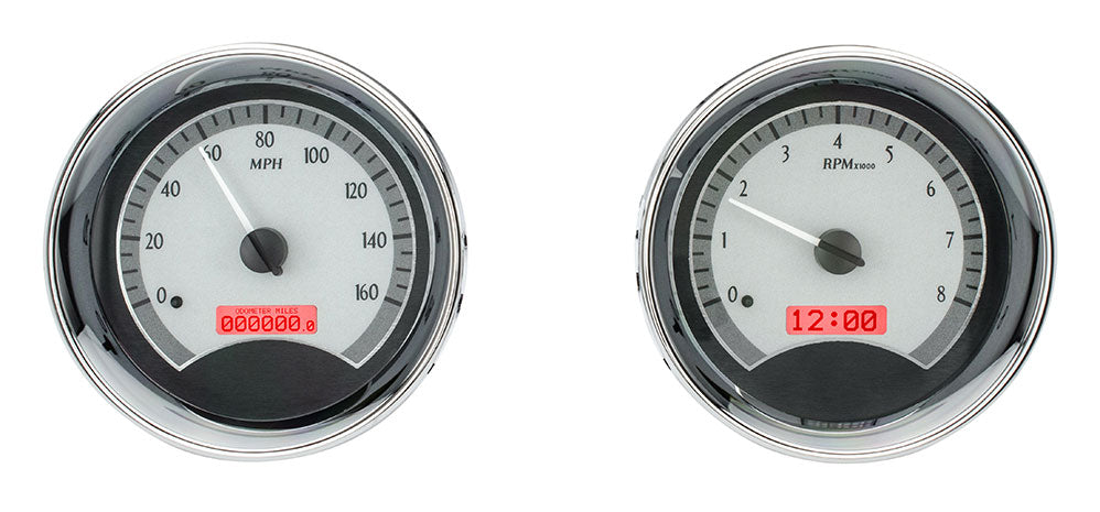 Dakota Digital Universal Six Gauge Round Analog VHX Gauges