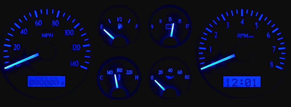 1978-88 Chevy Monte Carlo, 1978-87 El Camino/Malibu/Caballero, VHX Instrument System