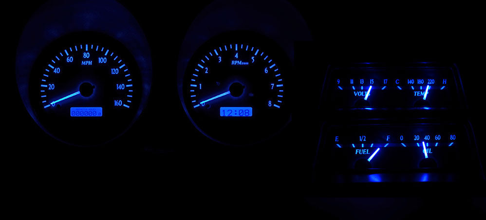 1968 Chevy Camaro with Console Gauges VHX Instruments