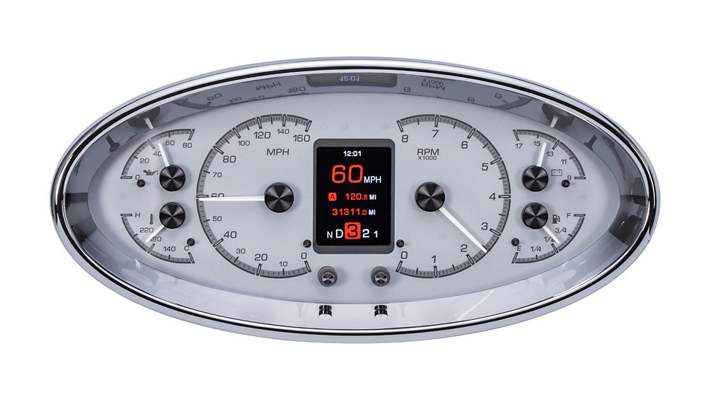 Dakota Digital Universal 5.75" x 12" Elliptical Analog HDX Instrument