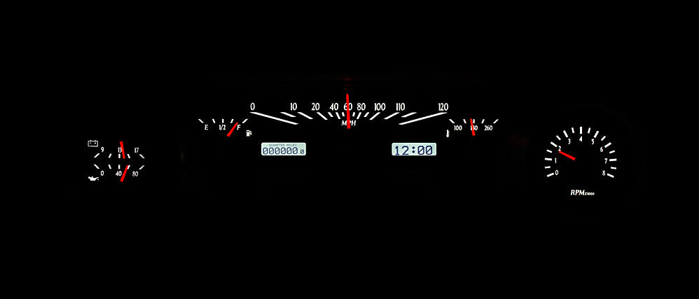 1963-64 Ford Galaxie Dakota Digital VHX Instruments