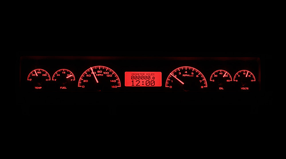 1966-67 Ford Fairlane Dakota Digital VHX Instruments