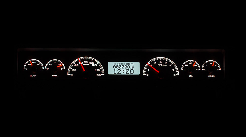 1966-67 Ford Fairlane Dakota Digital VHX Instruments