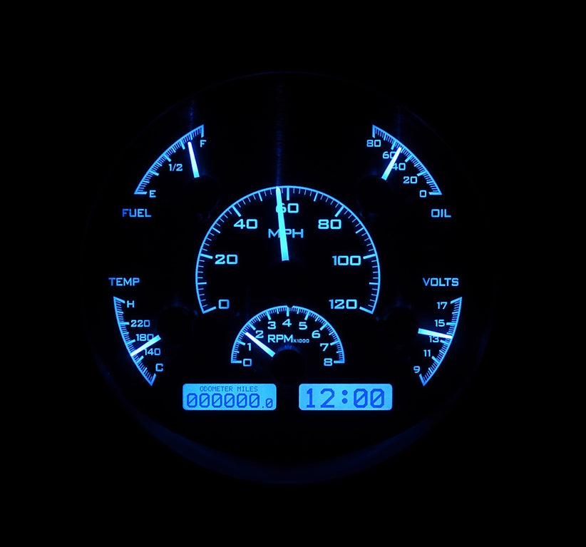 1961-66 Ford Pickup Dakota Digital VHX Gauges