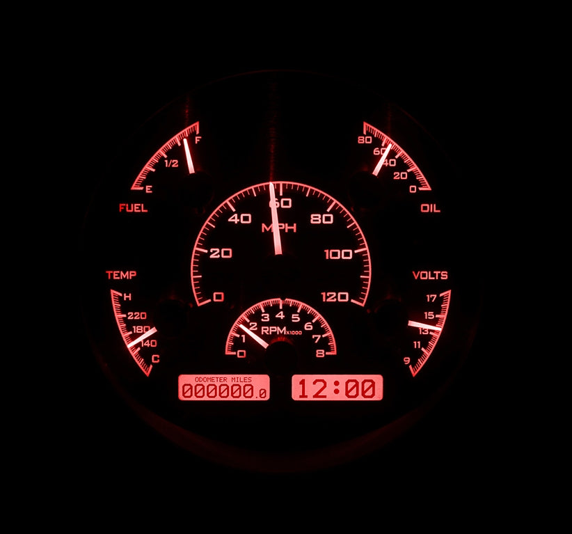 1961-66 Ford Pickup Dakota Digital VHX Gauges
