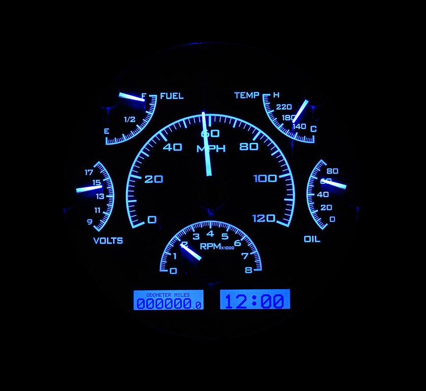 1966-77 Ford Bronco Dakota Digital VHX Instruments