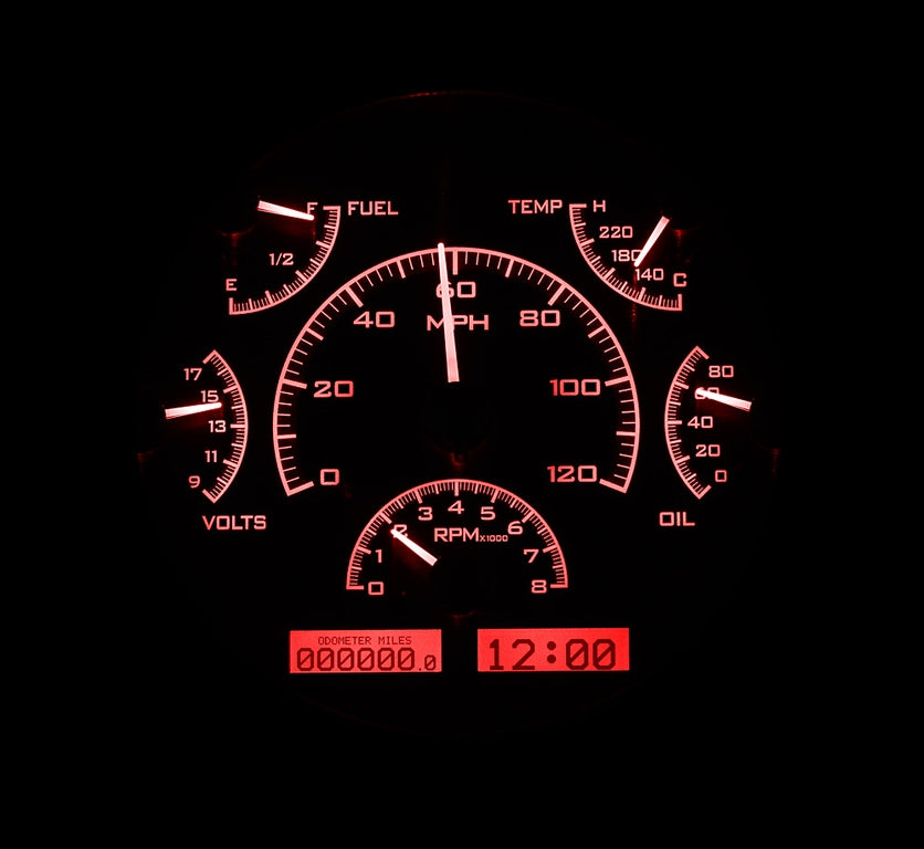 1966-77 Ford Bronco Dakota Digital VHX Instruments