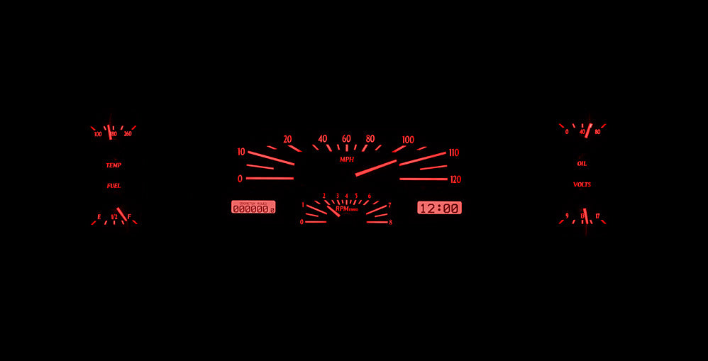 1961-63 Lincoln Continental Dakota Digital VHX Gauges