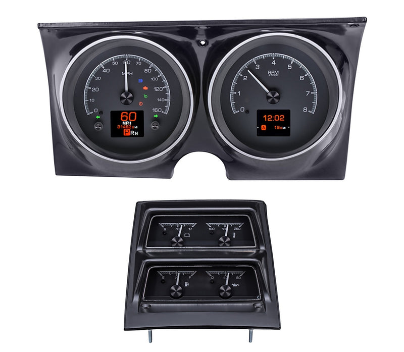 1968 Chevy Camaro with Console Gauges HDX Instruments