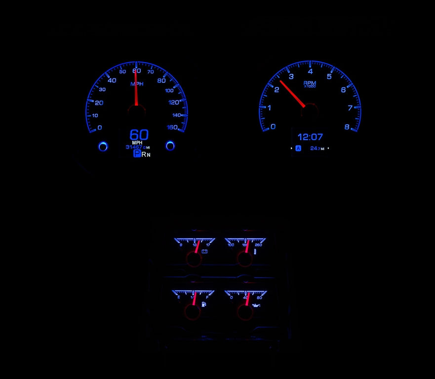 1968 Chevy Camaro with Console Gauges HDX Instruments